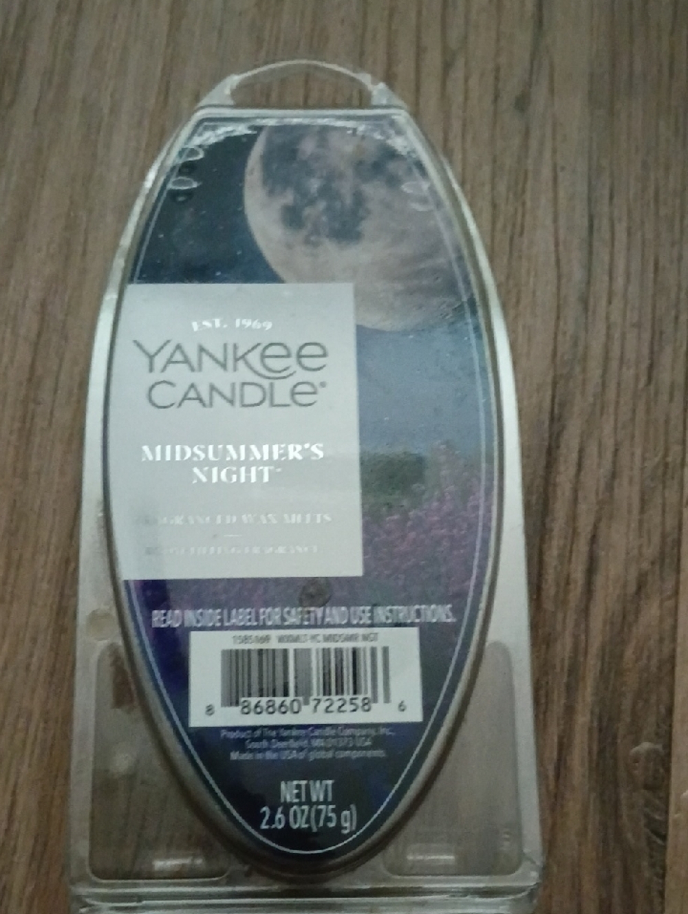 Yankee Candle Midsummer's Night Wax Melts - Purple & Black